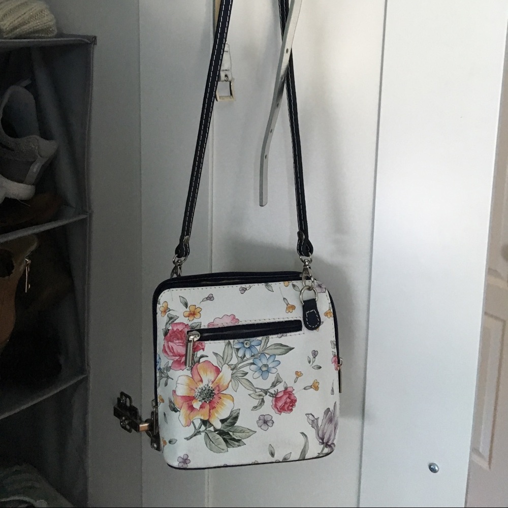 Floral crossbody bag